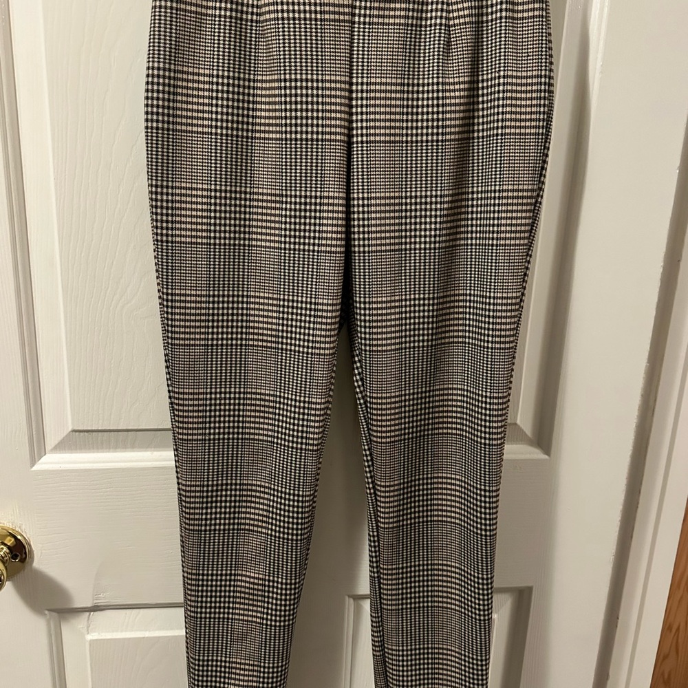 Calvin Klein Brown and Tan Dress Pants with Tailored Fit